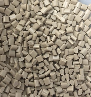 ASA ex. Luran S757R beige-grau Regranulat- AMPlast Trading Materialmanagement - Lieferant von Kunststoff - Rohstoffen